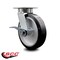 Service Caster 8 Inch Kingpinless Rubber on Aluminum Wheel Swivel Caster with Brake SCC SCC-KP30S820-RAR-SLB - alternate 5